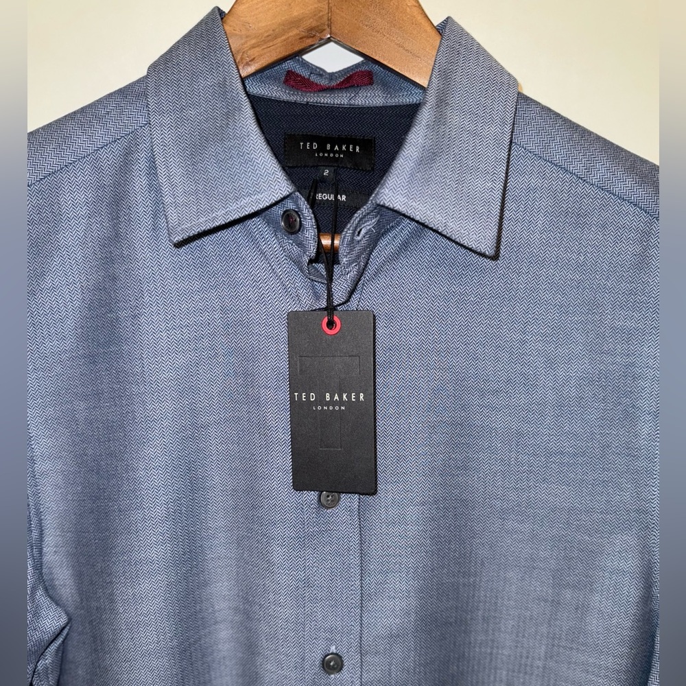 Ted Baker Blue Casual Button Down Shirt
